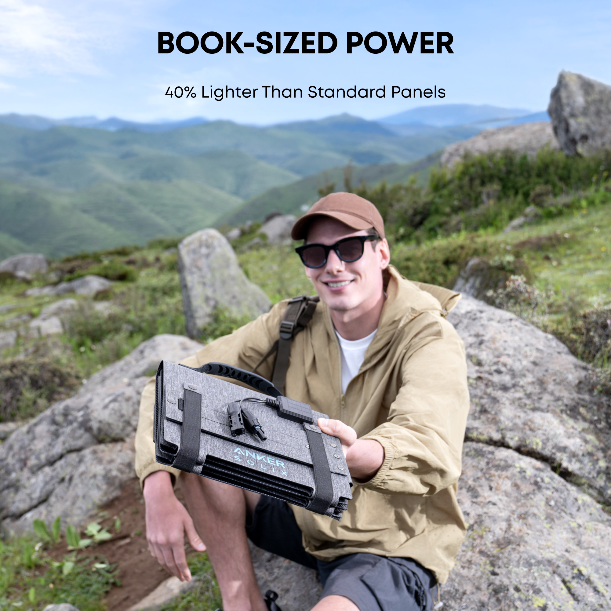 Anker SOLIX C300X 288Wh 2-In-1 Solar Generator w/ 60W Book-Size Solar Panel