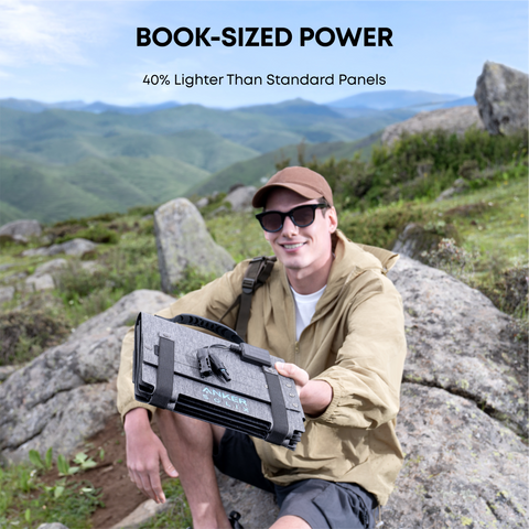 Anker SOLIX C300X 288Wh 2-In-1 Solar Generator w/ 60W Book-Size Solar Panel