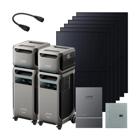 Anker SOLIX F3800 Plus 15.36kWh Smart Whole-Home Power Kit